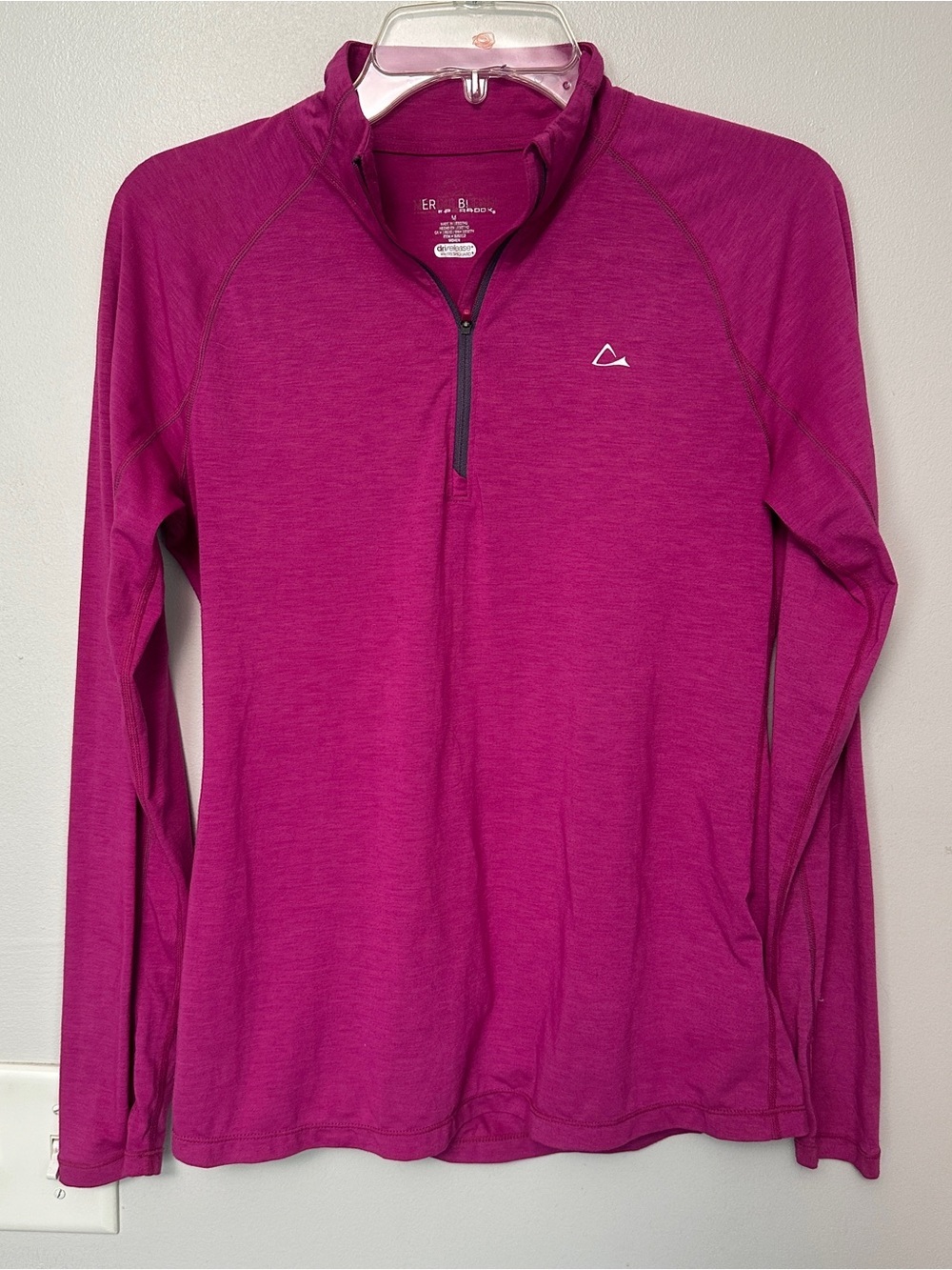 Elevate Women’s Magenta Quarter-Zip Performance Pullover